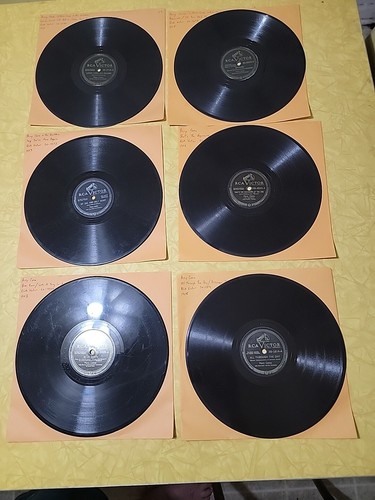 Lot vintage 78rpm records - 6,