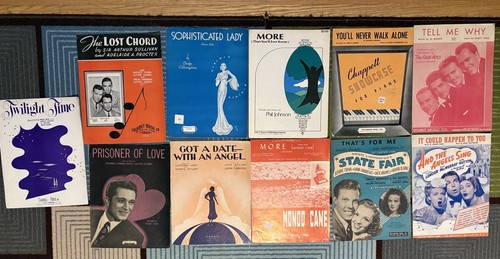Lot vintage sheet - lot, 11